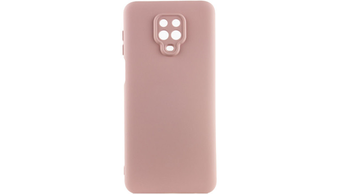 Чехол TPU GETMAN Liquid Silk Full Camera для Xiaomi Redmi Note 9s / Note 9 Pro / Note 9 Pro Max Розовый / Pink Sand - фото