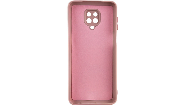 Чехол TPU GETMAN Liquid Silk Full Camera для Xiaomi Redmi Note 9s / Note 9 Pro / Note 9 Pro Max Розовый / Pink Sand - фото