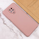 Чехол TPU GETMAN Liquid Silk Full Camera для Xiaomi Redmi Note 9s / Note 9 Pro / Note 9 Pro Max Розовый / Pink Sand - фото