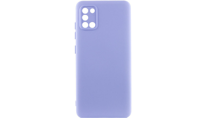 Чохол TPU GETMAN Liquid Silk Full Camera для Samsung Galaxy A31 Бузковий / Dasheen - фото