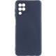 Чохол TPU GETMAN Liquid Silk Full Camera для Samsung Galaxy A12 Синій / Midnight Blue - фото