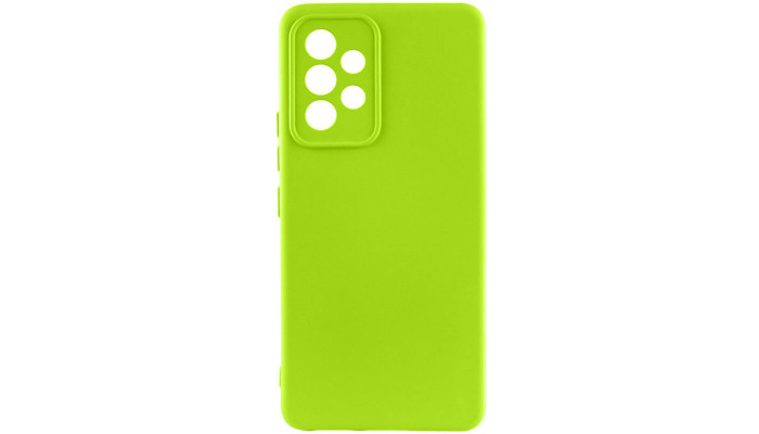 Чохол TPU GETMAN Liquid Silk Full Camera для Samsung Galaxy A52 4G / A52 5G / A52s Салатовий / Neon Green - фото