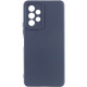 Чохол TPU GETMAN Liquid Silk Full Camera для Samsung Galaxy A13 4G Синій / Midnight Blue - фото