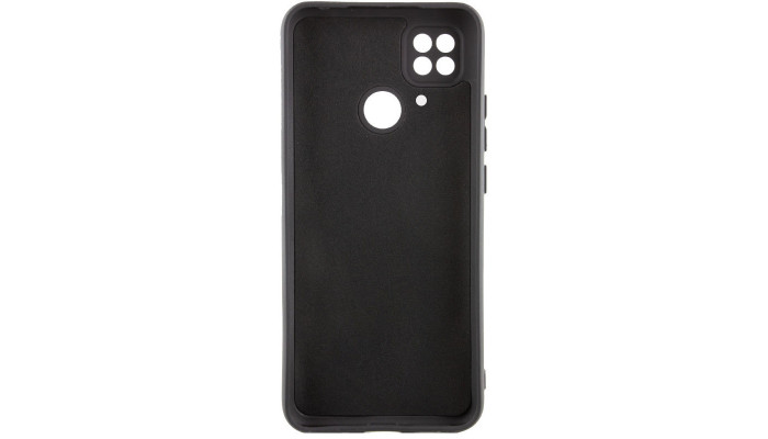 Чехол TPU GETMAN Liquid Silk Full Camera для Xiaomi Redmi 10C Черный / Black - фото