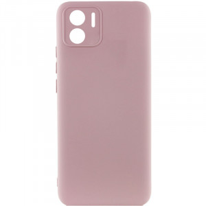 Чехол TPU GETMAN Liquid Silk Full Camera для Xiaomi Redmi A1 / A2 Розовый / Pink Sand