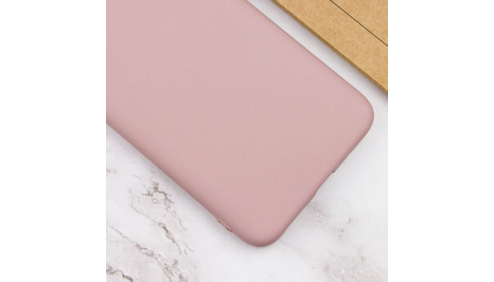 Чехол TPU GETMAN Liquid Silk Full Camera для Xiaomi Redmi A1 / A2 Розовый / Pink Sand - фото