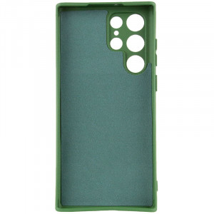 Чохол TPU GETMAN Liquid Silk Full Camera для Samsung Galaxy S23 Ultra Зелений / Dark green