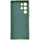 Чохол TPU GETMAN Liquid Silk Full Camera для Samsung Galaxy S23 Ultra Зелений / Dark green - фото