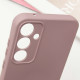 Чехол TPU GETMAN Liquid Silk Full Camera для Samsung Galaxy S23 FE Розовый / Pink Sand - фото