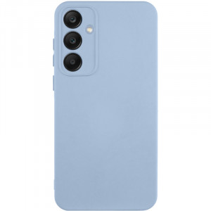 Чехол TPU GETMAN Liquid Silk Full Camera для Samsung Galaxy S23 FE Голубой / Lilac Blue