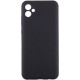 Чохол TPU GETMAN Liquid Silk Full Camera для Samsung Galaxy A05 Чорний / Black - фото