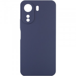 Чехол TPU GETMAN Liquid Silk Full Camera для Xiaomi Redmi 13C / Poco C65 Синий / Midnight Blue