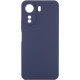 Чехол TPU GETMAN Liquid Silk Full Camera для Xiaomi Redmi 13C / Poco C65 Синий / Midnight Blue - фото