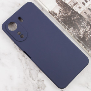 Чехол TPU GETMAN Liquid Silk Full Camera для Xiaomi Redmi 13C / Poco C65 Синий / Midnight Blue