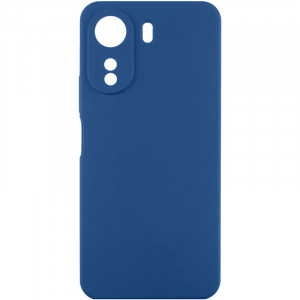 Чохол TPU GETMAN Liquid Silk Full Camera для Xiaomi Redmi 13C / Poco C65 Синій / Navy Blue