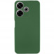 Чехол TPU GETMAN Liquid Silk Full Camera для Xiaomi Redmi 13 4G / Poco M6 4G Зеленый / Dark green