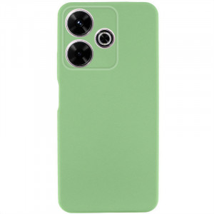 Чехол TPU GETMAN Liquid Silk Full Camera для Xiaomi Redmi 13 4G / Poco M6 4G Зеленый / Pistachio