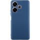 Чехол TPU GETMAN Liquid Silk Full Camera для Xiaomi Redmi 13 4G / Poco M6 4G Синий / Navy Blue - фото