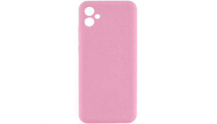 Чехол TPU GETMAN Liquid Silk Full Camera для Samsung Galaxy A06 Розовый / Pink - фото