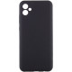 Чохол TPU GETMAN Liquid Silk Full Camera для Samsung Galaxy A06 Чорний / Black - фото