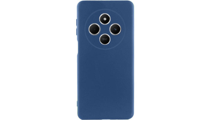 Чохол TPU GETMAN Liquid Silk Full Camera для Xiaomi Redmi 14C / Poco C75 Синій / Navy Blue - фото