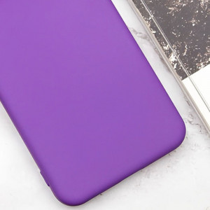 Чохол TPU GETMAN Liquid Silk Full Camera для Xiaomi Redmi 14C / Poco C75 Фіолетовий / Purple