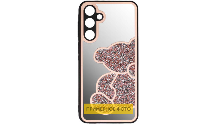 TPU+PC чохол Teddy для Xiaomi Redmi Note 13 Pro 4G / Poco M6 Pro 4G Pink - фото