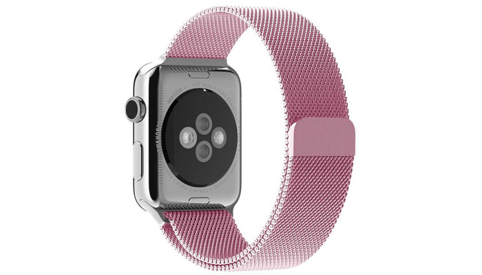 Ремінець Milanese Loop Design для Apple watch 42mm/44mm/45mm/49mm Rose Pink - фото