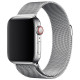 Ремінець Milanese Loop Design для Apple watch 42mm/44mm/45mm/49mm Срібний - фото