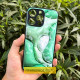 TPU+PC чехол Prisma BubbleGum для Xiaomi Redmi 12C 3D Green - фото