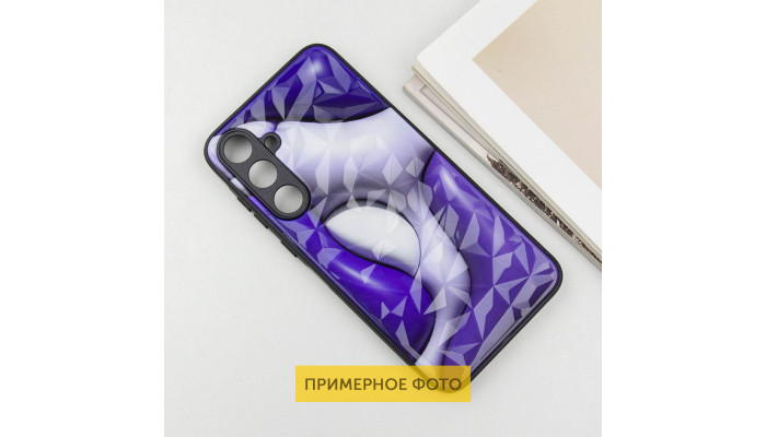 TPU+PC чехол Prisma BubbleGum для Samsung Galaxy A05 3D Blue - фото