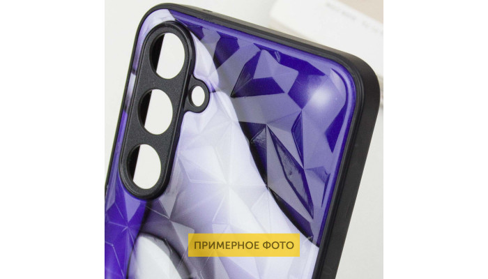 TPU+PC чехол Prisma BubbleGum для Samsung Galaxy A05 3D Blue - фото