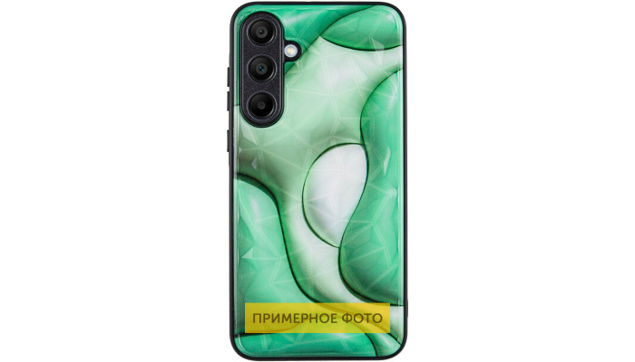 TPU+PC чехол Prisma BubbleGum для Samsung Galaxy A05 3D Green - фото