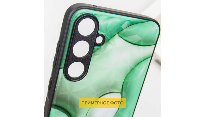 TPU+PC чехол Prisma BubbleGum для Samsung Galaxy A05 3D Green - фото