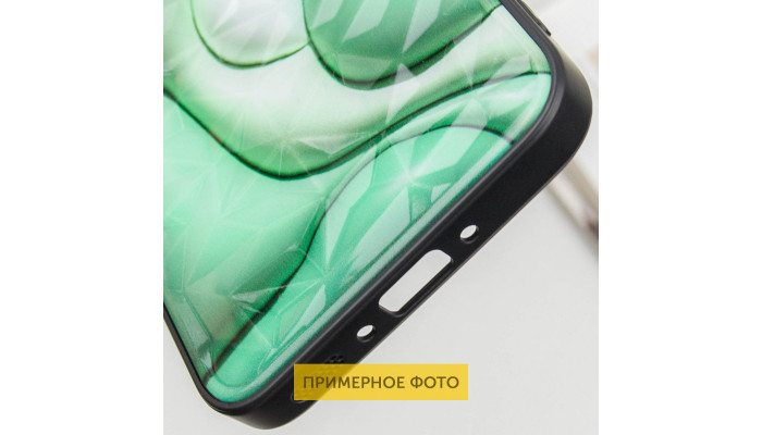 TPU+PC чехол Prisma BubbleGum для Samsung Galaxy A05 3D Green - фото