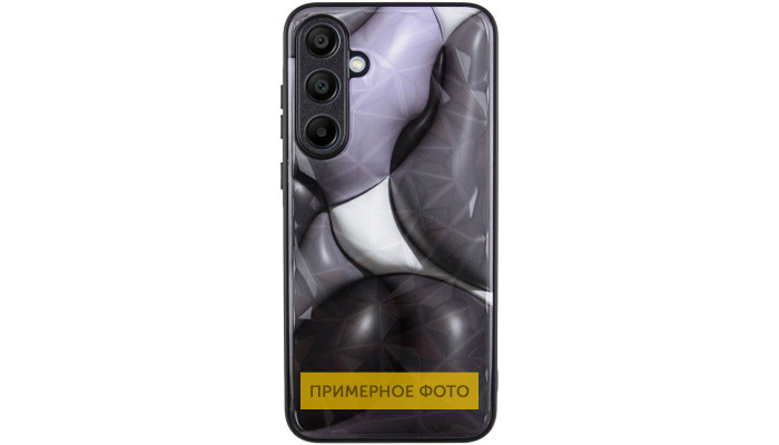 TPU+PC чехол Prisma BubbleGum для Samsung Galaxy A05 3D Grey - фото