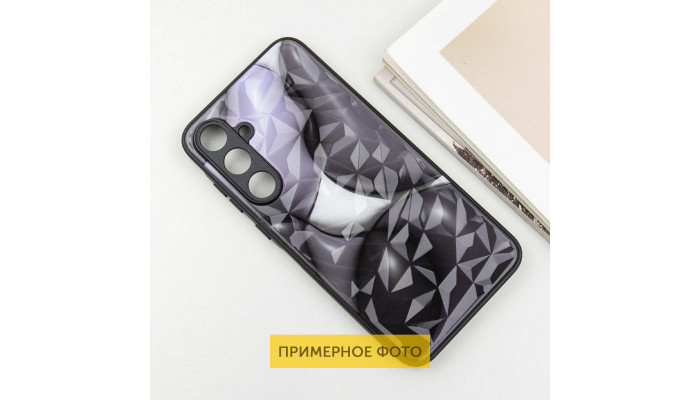 TPU+PC чехол Prisma BubbleGum для Samsung Galaxy A05 3D Grey - фото