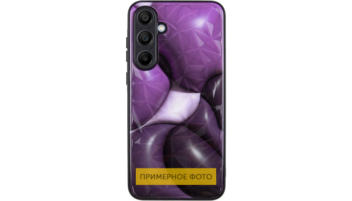 TPU+PC чехол Prisma BubbleGum для Samsung Galaxy A05 3D Purple - фото