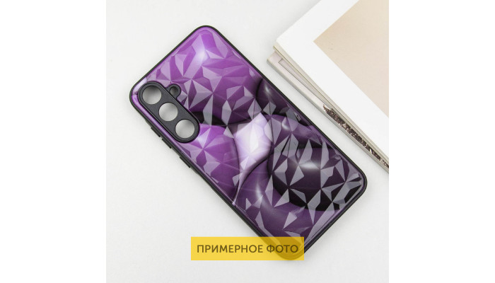 TPU+PC чехол Prisma BubbleGum для Samsung Galaxy A05 3D Purple - фото