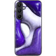 TPU+PC чехол Prisma BubbleGum для Samsung Galaxy A05s 3D Blue - фото