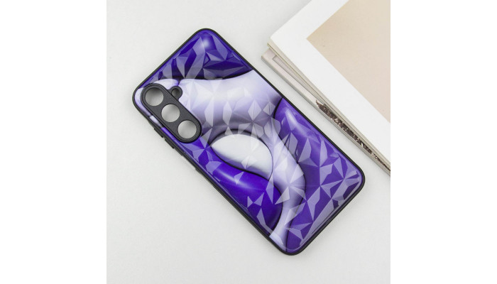 TPU+PC чехол Prisma BubbleGum для Samsung Galaxy A05s 3D Blue - фото