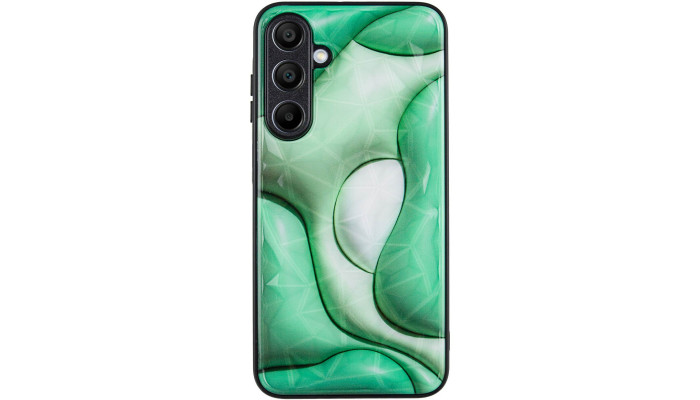 TPU+PC чехол Prisma BubbleGum для Samsung Galaxy A05s 3D Green - фото