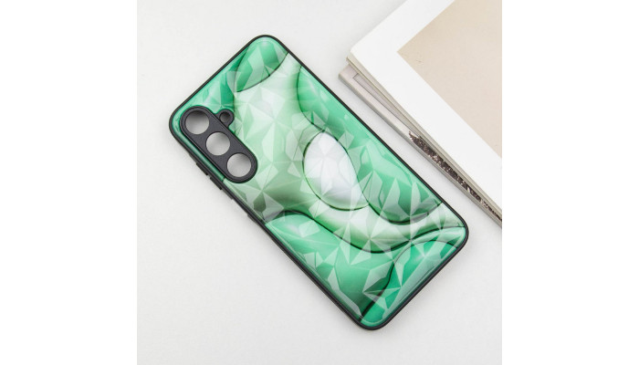 TPU+PC чехол Prisma BubbleGum для Samsung Galaxy A05s 3D Green - фото