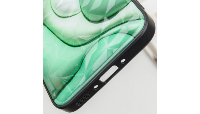 TPU+PC чехол Prisma BubbleGum для Samsung Galaxy A05s 3D Green - фото