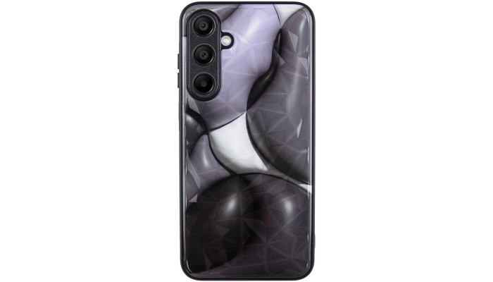 TPU+PC чехол Prisma BubbleGum для Samsung Galaxy A05s 3D Grey - фото