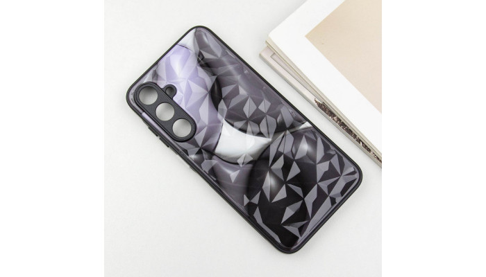 TPU+PC чехол Prisma BubbleGum для Samsung Galaxy A05s 3D Grey - фото