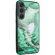 TPU+PC чехол Prisma BubbleGum для Samsung Galaxy A55 3D Green - фото