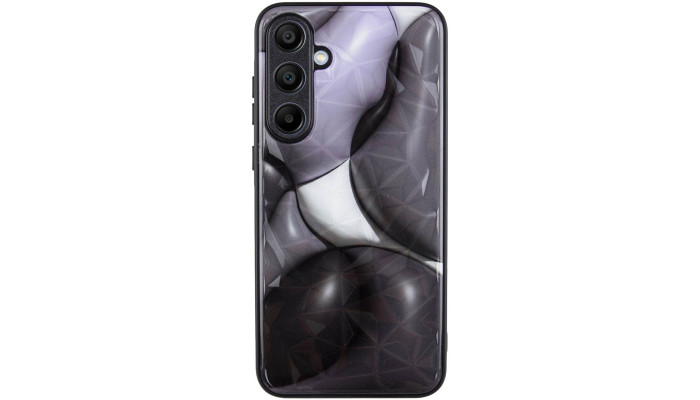 TPU+PC чехол Prisma BubbleGum для Samsung Galaxy A55 3D Grey - фото