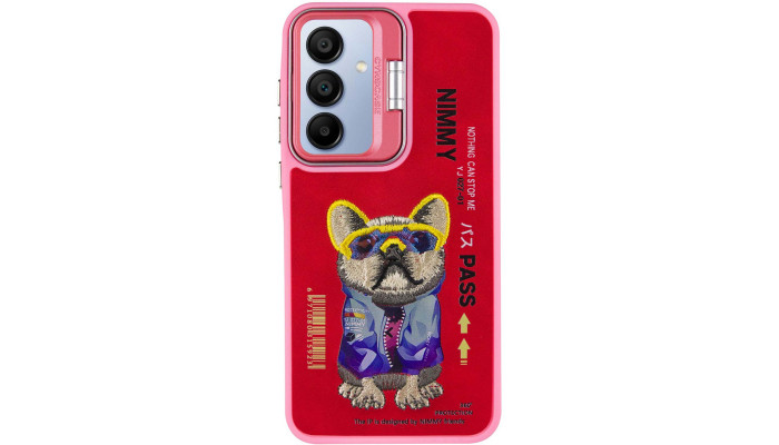 TPU+PC чехол Friends для Samsung Galaxy A55 Pink Dog - фото