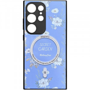 TPU+PC чохол Secret Garden with MagFit для Samsung Galaxy S23 Ultra Lilac